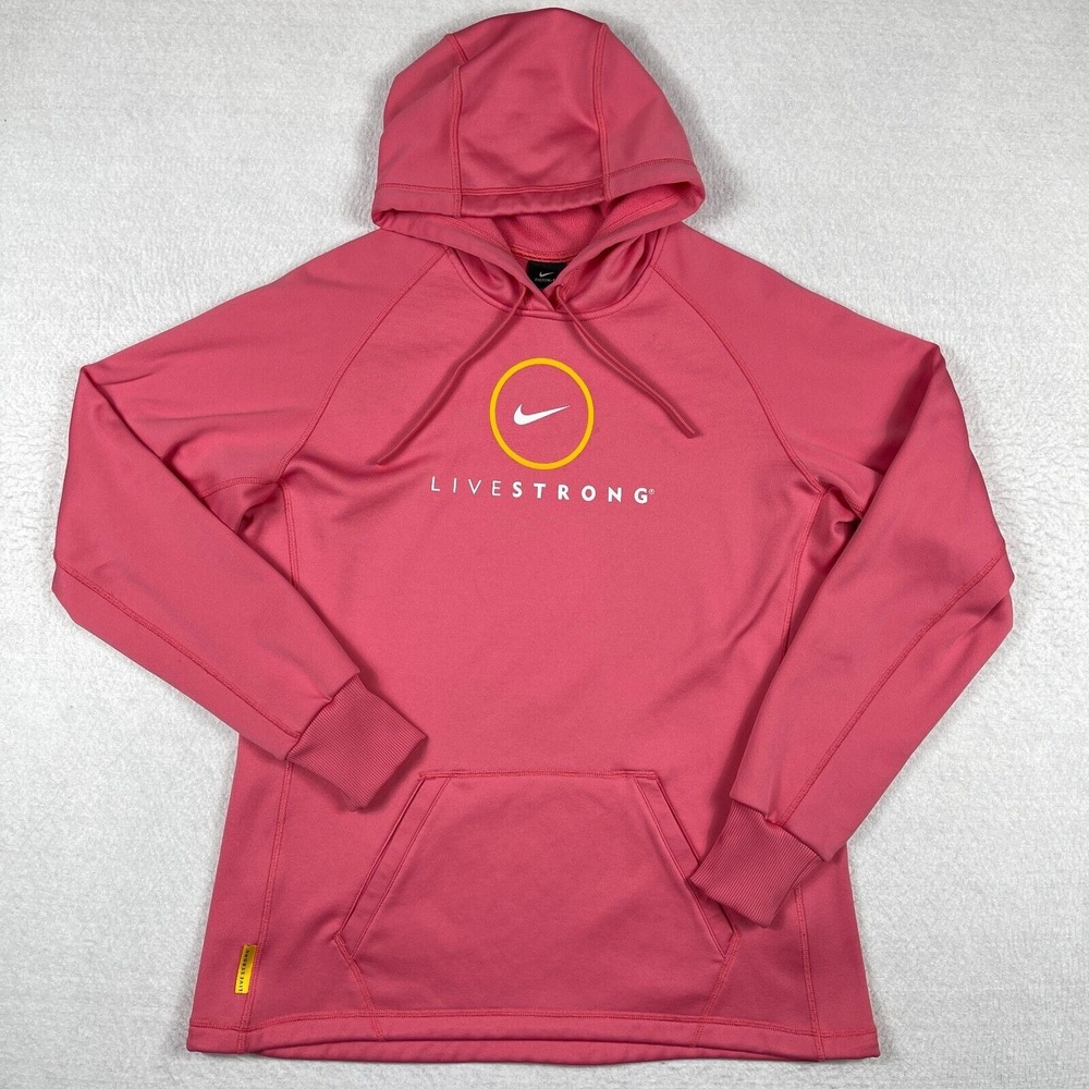 Nike Sweatshirt Womens Large Pink Hoodie Pullover Casual‎ Active Gym Athleisure